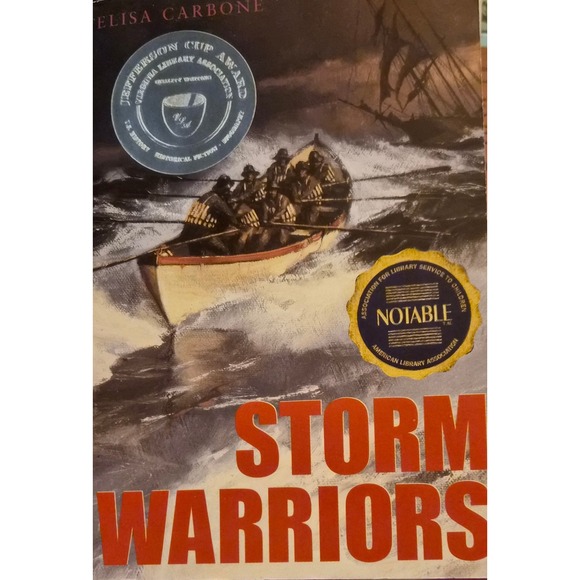 Dell Yearling Book Other - Storm Warriors by Elisa Carbone 2001 Historical Fiction Paperback Book